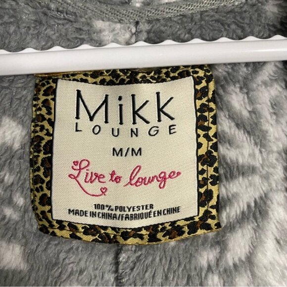 Mikk Lounge Snowflake Pattern Hooded Fleece Cozy Onesie - Picture 6 of 8